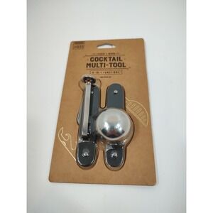 Cocktail‎ Multi-Tool - 6-IN-1 Functions - Two Piece Set - New in Orig Pkg